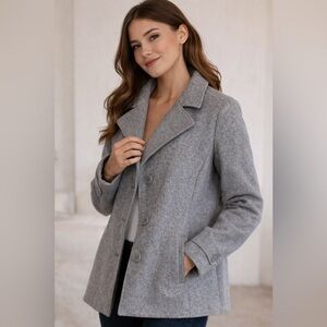 Andrew Marc Gray Pea Coat